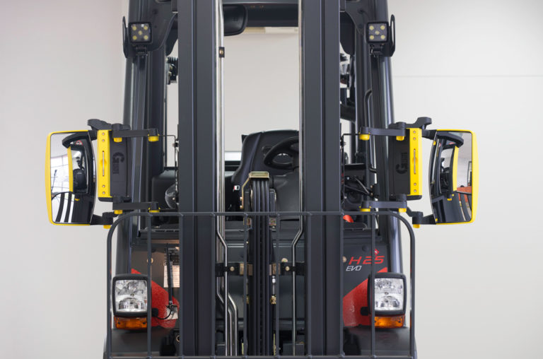 Forklift Loading Mirror GenieGrips